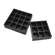 Custom 9 16 Square Cavity PS Blister Insert Tray for Chocolate Biscuit